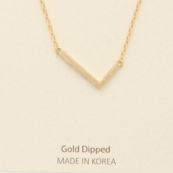 K23 INITIAL NECKLACES Gold Dipped, Brass 17" + 2" extension - Picture 6 of 11